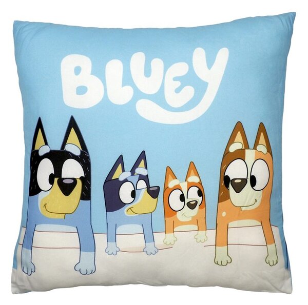 Jerry Fabrics Mintás gyerek párna - Bluey - család | 40 x 40 cm