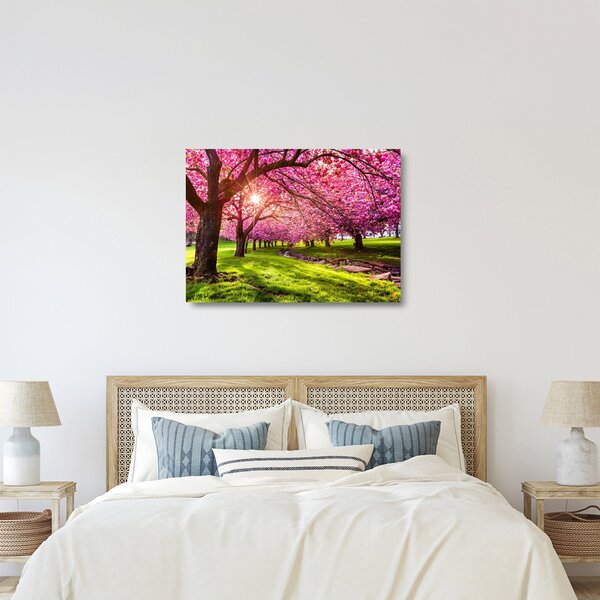 A virágzó cseresznye képe, Hurd Park, Dover, New Jersey (üvegen) (70x50 cm)