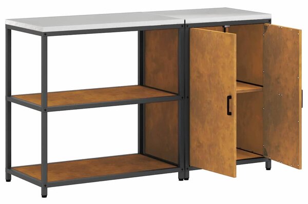 Konyhai Tároló Készlet HATTEM 2 pcs Rozsdás Acél