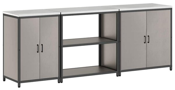 Konyhai Tároló Készlet HATTEM 3 pcs Rozsdás Acél