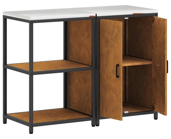 Konyhai Tároló Készlet HATTEM 2 pcs Rozsdás Acél