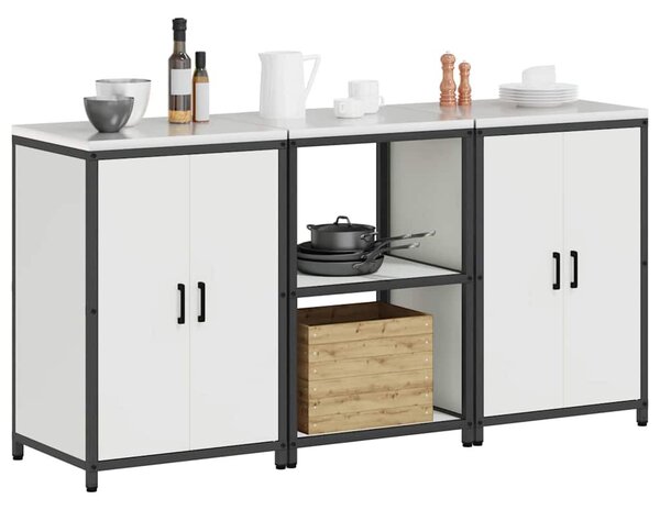 Konyhai Tároló Készlet HATTEM 3 pcs Fehér