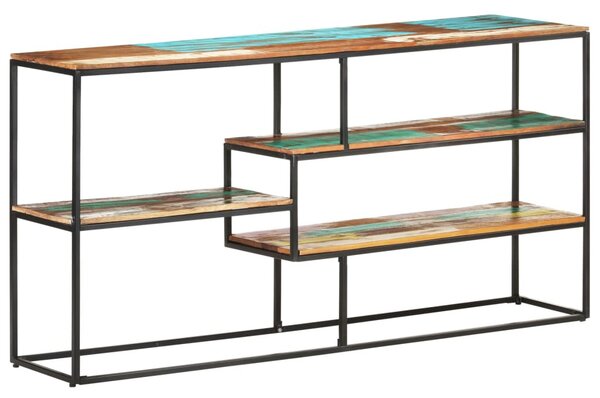 Tömör újrahasznosított fa tálalószekrény 150 x 30 x 75 cm