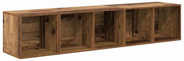 TV Szekrény Szett 2 pcs Öreg fa 37 x 37 x 142.5 cm Faanyag