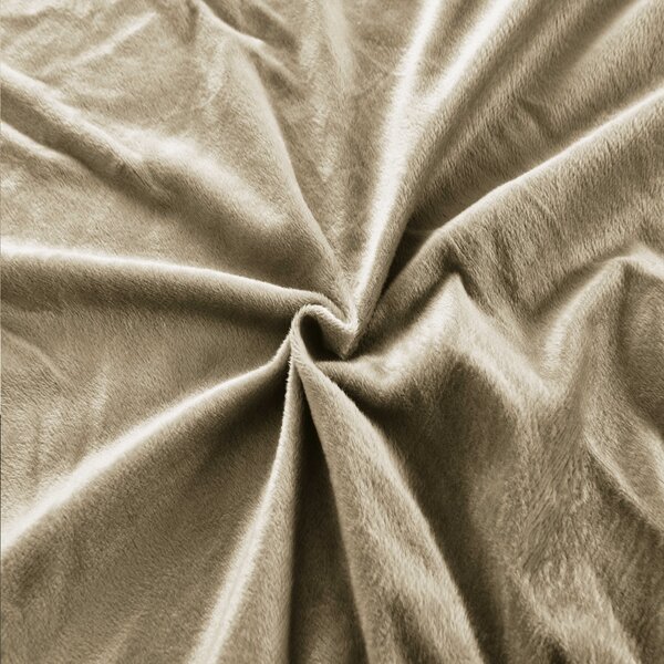 Mikroplüss lepedő SOFT 90x200 cm barna