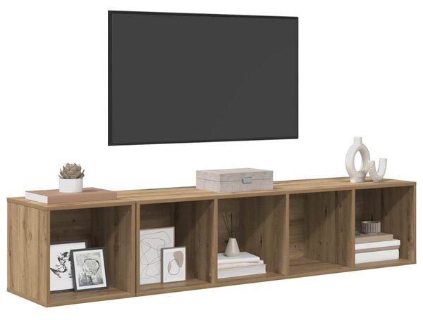 TV Szekrény Szett 2 pcs Artisan tölgy Faanyag
