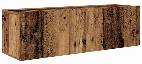 TV szekrény garnitúra 5 pcs Régi fa 100 x 30 x 30 cm Faanyag