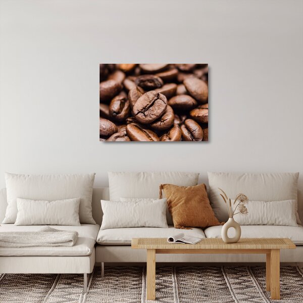 A kávébab képe (üvegen) (70x50 cm)
