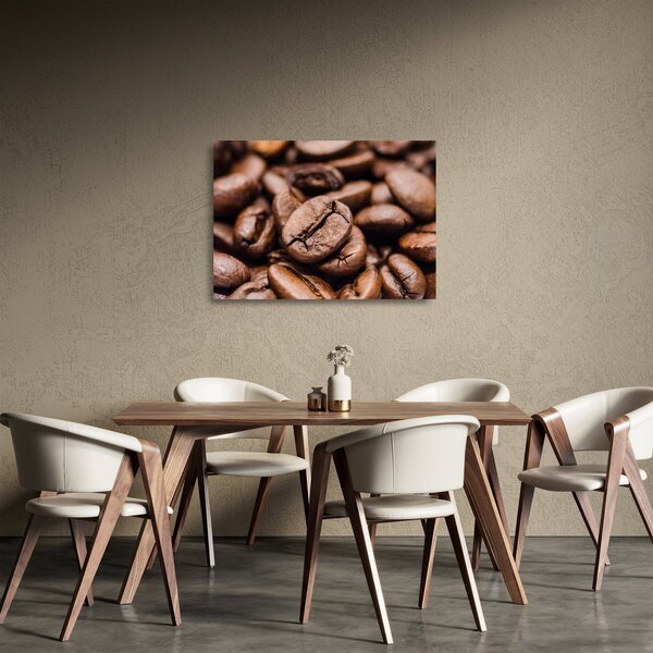 A kávébab képe (üvegen) (70x50 cm)