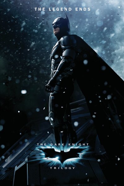 Művészi plakát The Dark Knight Trilogy - Batman Legend, (26.7 x 40 cm)