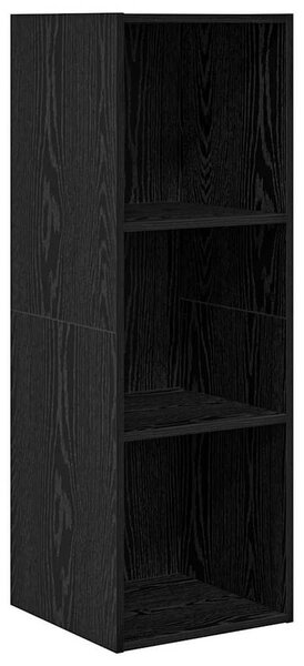 Fali TV Szekrény 4 pcs Musta tammi 37 x 37 x 107.5 cm