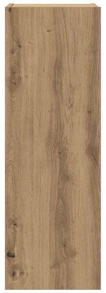 TV egységek Falra szerelhető 4 pcs Artisan tölgy Faanyag