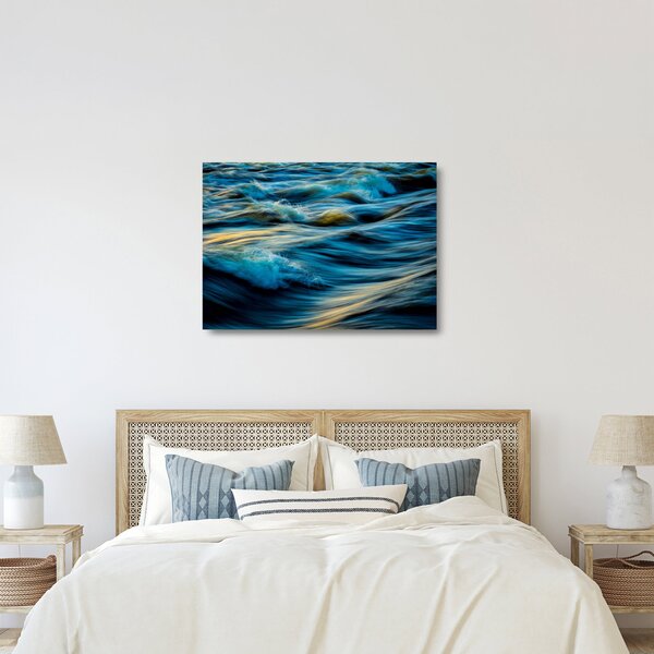 Kép - Hullámok (üvegen) (70x50 cm)