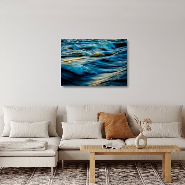 Kép - Hullámok (üvegen) (70x50 cm)