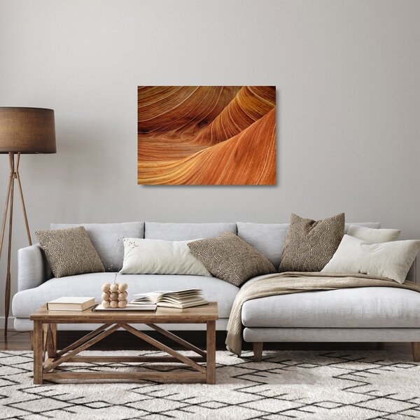 Kép - Vörös homok (üvegen) (70x50 cm)