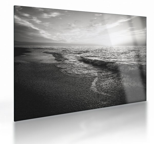 Kép - A tenger partján (üvegen) (70x50 cm)