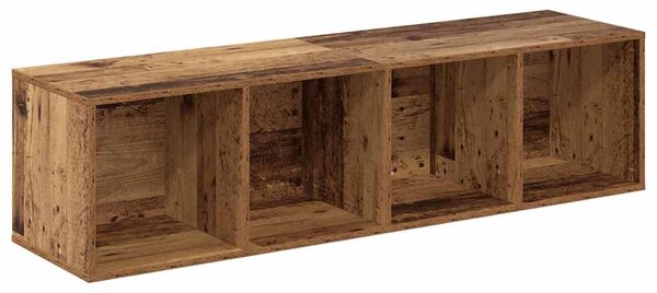 TV szekrény garnitúra 2 pcs Régi fa 37 x 37 x 142.5 cm Faanyag
