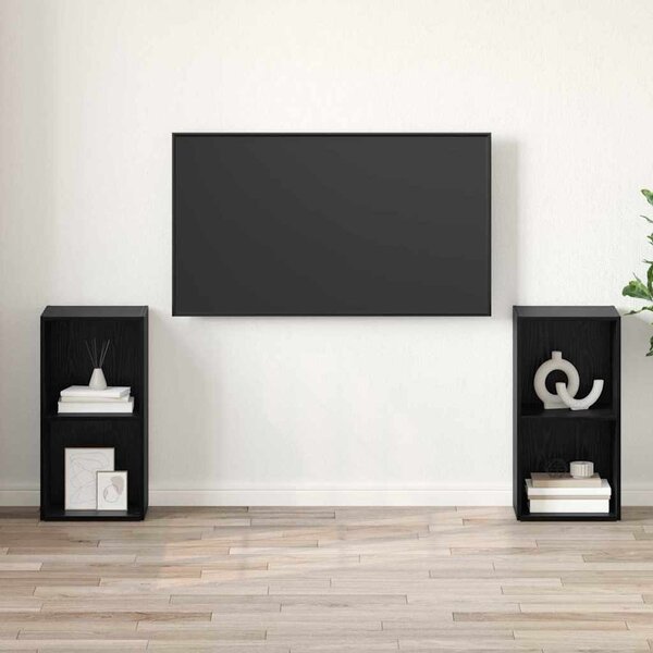 TV szekrény garnitúra 2 pcs Musta tammi 72 x 35 x 36.5 cm