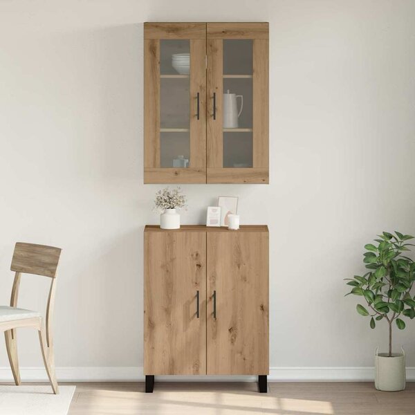 Magasfiú kézműves tölgy 69.5 x 34 x 90 cm Faanyag