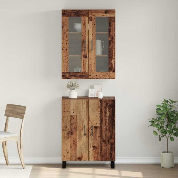 Magasfiú Falra szerelhető Régi fa 69.5 x 34 x 90 cm Faanyag