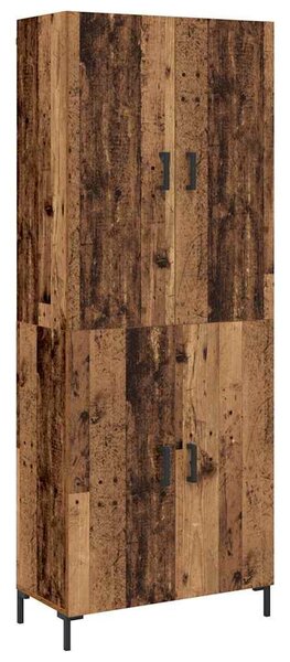 Magasfiú Falra szerelhető Régi fa 69,5 x 34 x 180 cm Faanyag