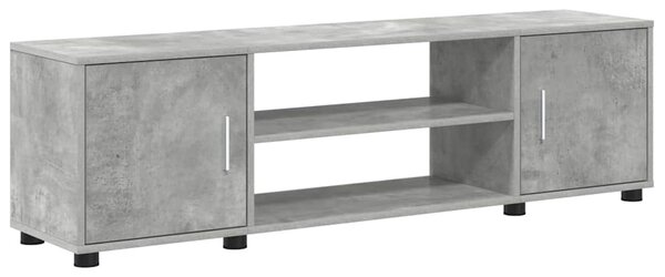 TV szekrény garnitúra 4 pcs Beton Szürke Faanyag
