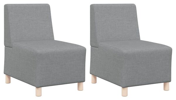 Karfa Nélküli Modularis Kanapé Egység 2 pcs Világosszürke