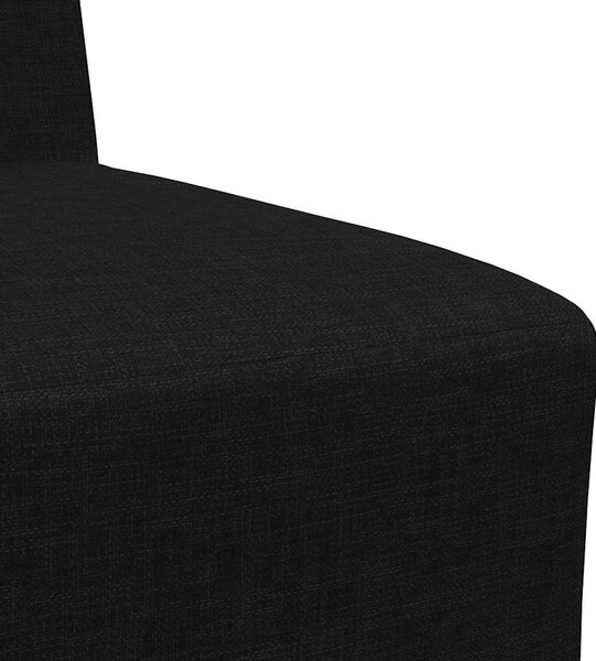 Karfa Nélküli Modularis Kanapé Egység 2 pcs Fekete