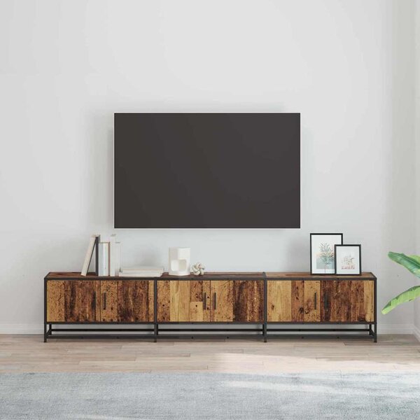TV egységek 2 pcs Öreg fa 210 x 35 x 41 cm Faanyag