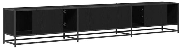 TV szekrény Musta tammi 240 x 35 x 41 cm Faanyag