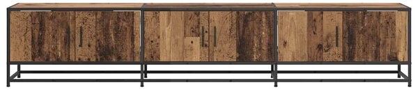 TV egységek 2 pcs Öreg fa 210 x 35 x 41 cm Faanyag