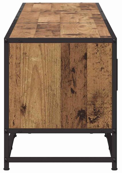 TV egységek 2 pcs Öreg fa 210 x 35 x 41 cm Faanyag