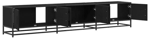 TV szekrény Musta tammi 210 x 35 x 41 cm Faanyag