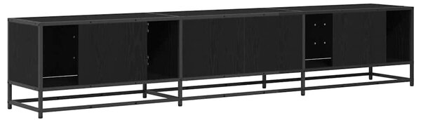 TV szekrény Musta tammi 210 x 35 x 41 cm Faanyag