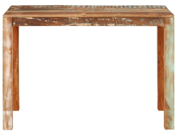 Tömör újrahasznosított fa étkezőasztal 110 x 55 x 76 cm