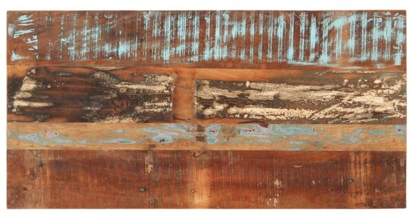 Tömör újrahasznosított fa étkezőasztal 110 x 55 x 76 cm