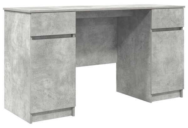 Asztal Betongris 140x49x76 cm Mérnöki Fa