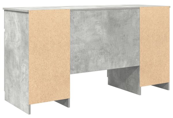 Asztal Betongris 140x49x76 cm Mérnöki Fa