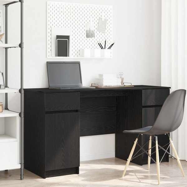 Asztal Fekete Tölgy 140x49x76 cm Mérnöki Fa