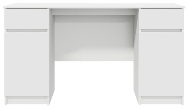 Asztal Fehér 140x49x76 cm Szerelt fa