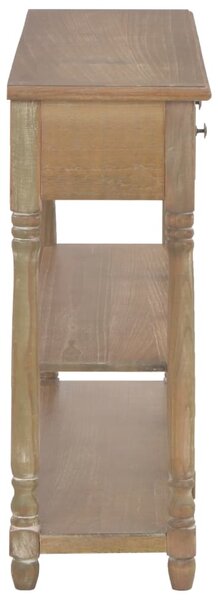 Szerelt fa tálalóasztal 110 x 30 x 76 cm