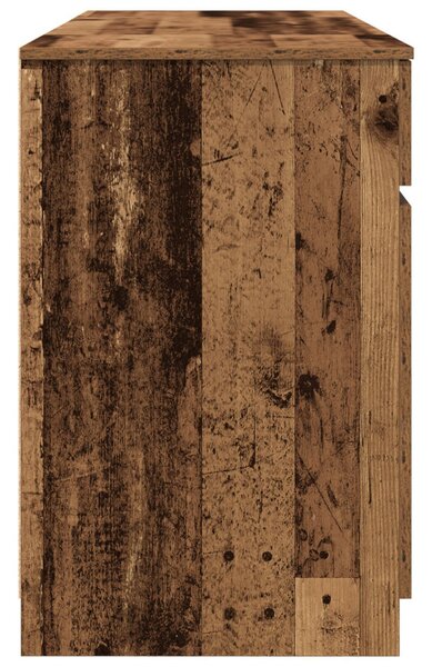Íróasztal Régi Fa 140x49x76 cm Mérnöki Fa