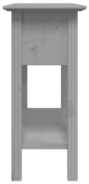 BODO sötétszürke tömör fenyőfa tálalóasztal 91x35x74 cm