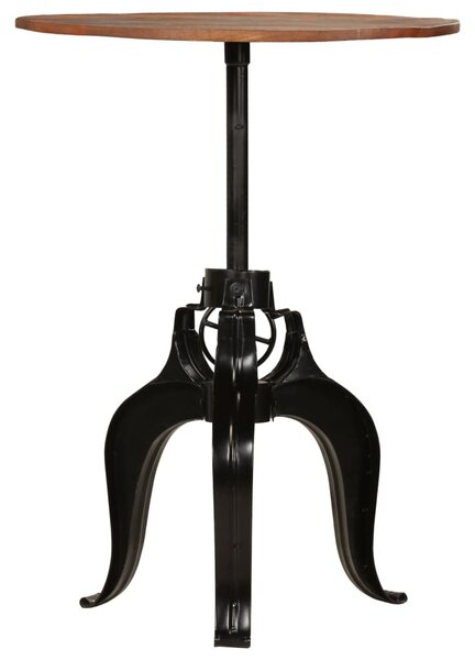 Újrahasznosított tömör fa bárasztal 75 x (76-110) cm