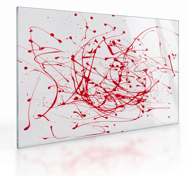 Csöpögő kép (üvegen) (70x50 cm)
