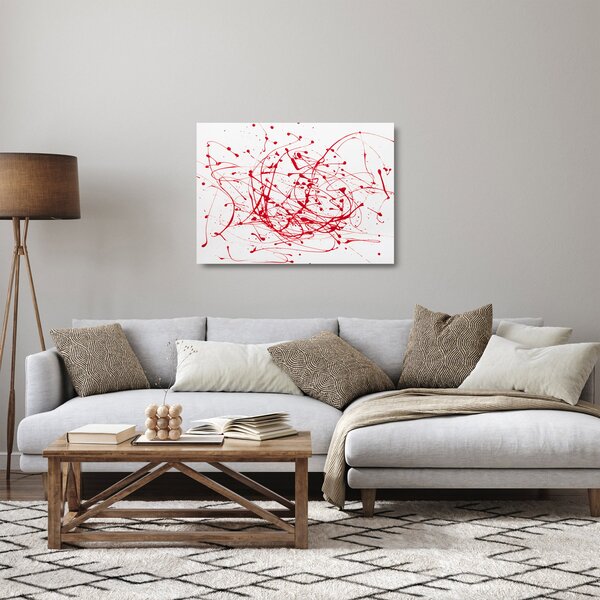Csöpögő kép (üvegen) (70x50 cm)