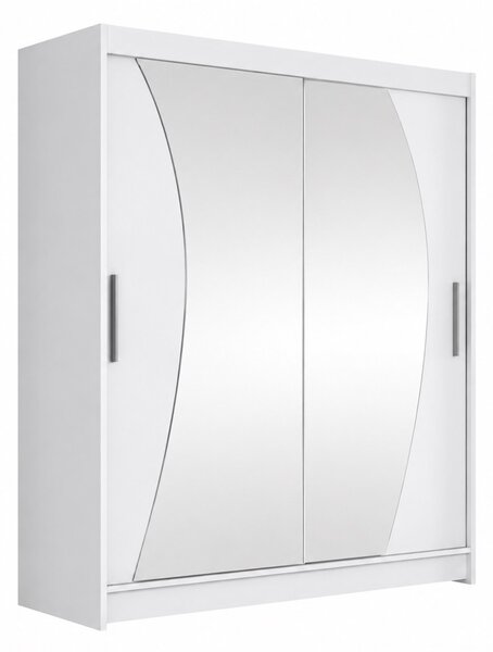 WESTA X nagy fehér ruhásszekrény, 150 cm szélesség
