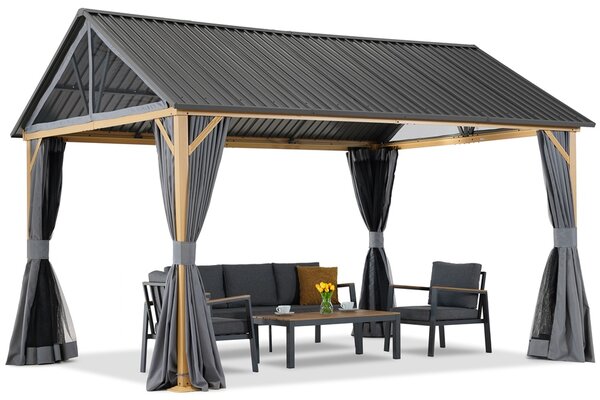 Teramo Premium 3x4 Garden Point fém kerti fészer