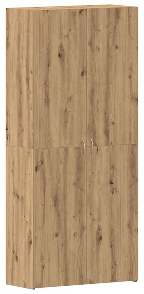 Cipőszekrény 80 x 35.5 x 180 cm Faanyag Barna
