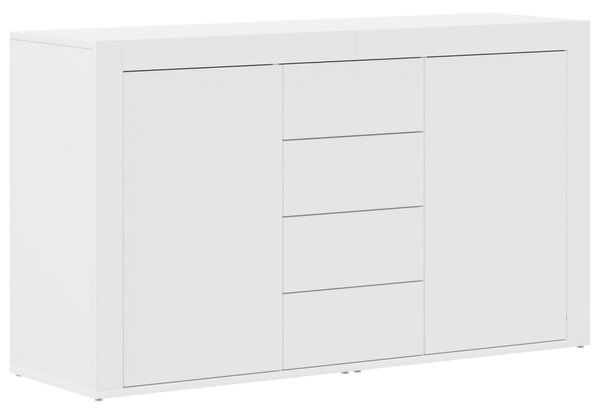 Széf fiókkal Fehér 120 x 36 x 69 cm Faanyag